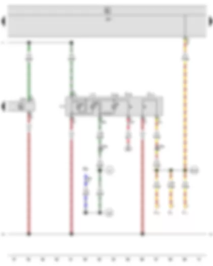 Wiring Diagram  SEAT ALHAMBRA 2003 - Interior light switch (taxi) - Taxi sign switch - Taxi alarm system 2 control unit