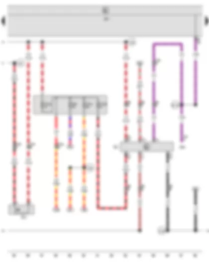 Wiring Diagram  SEAT ALHAMBRA 2001 - Alarm system switch - Taximeter