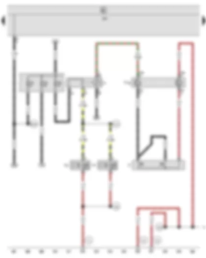 Wiring Diagram  SEAT ALHAMBRA 2002 - Horn plate - Treble horn - Bass horn - Dual tone horn relay