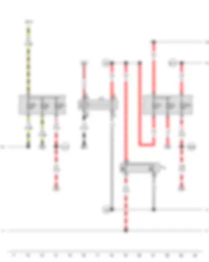 Wiring Diagram  SEAT ALHAMBRA 2002 - Radiator fan thermal switch - Radiator fan 2nd speed relay