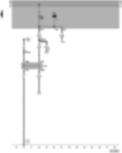 Wiring Diagram  SEAT ALHAMBRA 1998 - Heated windscreen cut-off