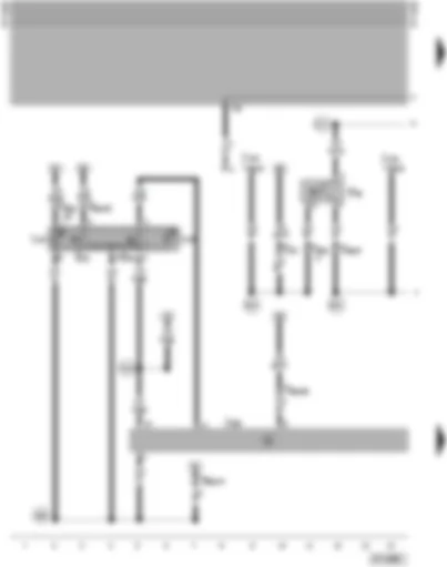 Wiring Diagram  SEAT ALHAMBRA 1997 - Electric window switch in driver