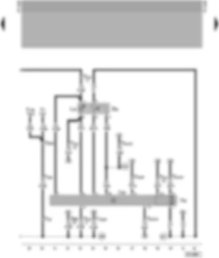 Wiring Diagram  SEAT ALHAMBRA 1997 - Rear left electric window switch (in door) - rear left electric window control unit with motor