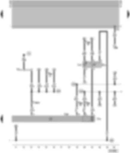 Wiring Diagram  SEAT ALHAMBRA 1997 - Electric window switch in passenger