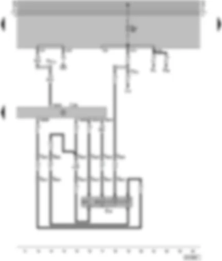 Wiring Diagram  SEAT ALHAMBRA 1997 - Diesel direct injection system control unit - cruise control system switch (CCS)