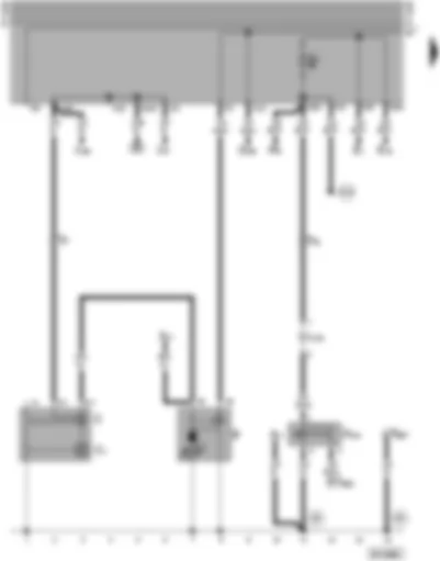 Wiring Diagram  SEAT ALHAMBRA 1997 - Starter - alternator - engine compartment light
