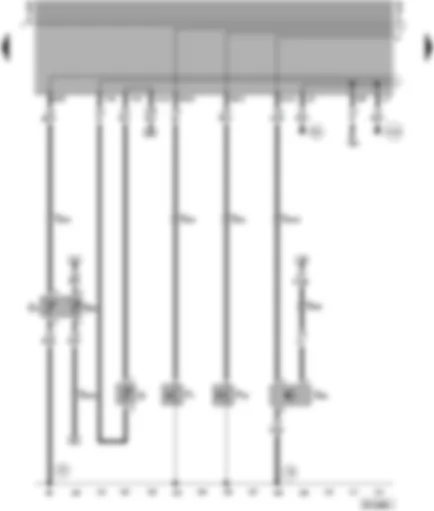 Wiring Diagram  SEAT ALHAMBRA 1998 - Oil pressure switch - speedometer sender - fuel level sender - coolant temperature sender