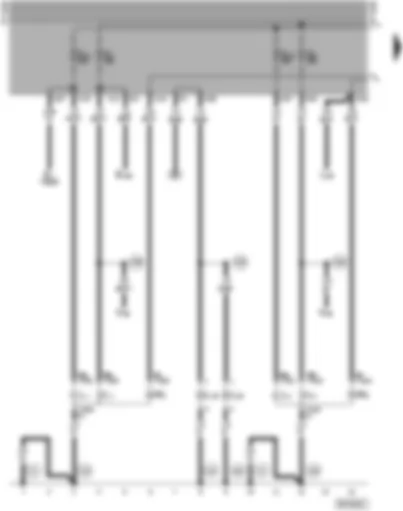 Wiring Diagram  SEAT ALHAMBRA 1996 - Headlights - side light - fog lights