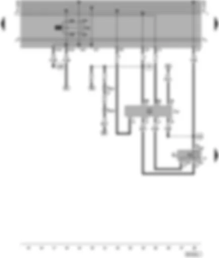 Wiring Diagram  SEAT ALHAMBRA 1998 - Headlight dip/flasher switch - dipped and main beam relay