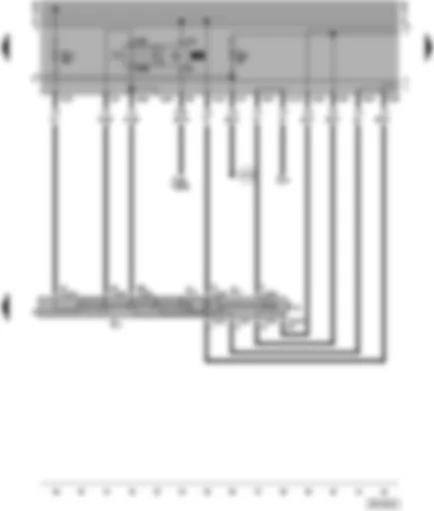 Wiring Diagram  SEAT ALHAMBRA 1997 - Turn signal switch - parking light switch - hazard warning light switch
