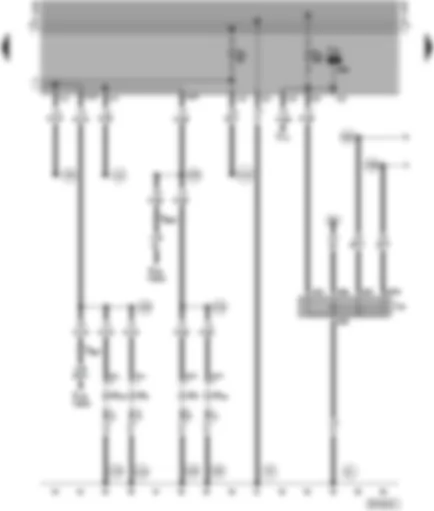 Wiring Diagram  SEAT ALHAMBRA 1997 - Front turn signal - daylight driving light switch on relay