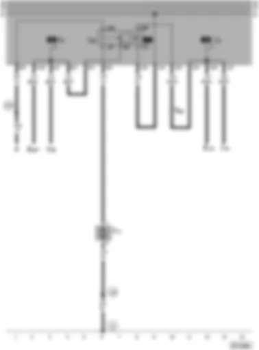 Wiring Diagram  SEAT ALHAMBRA 1998 - Headlight washer system