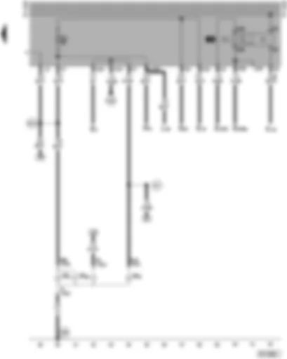 Wiring Diagram  SEAT ALHAMBRA 1996 - Right tail light - right brake light - rear right turn signal - trailer towing warning lamp