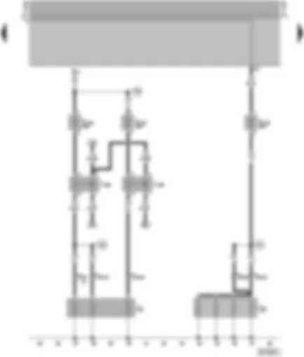 Wiring Diagram  SEAT ALHAMBRA 1998 - Coolant heater element - glow plugs