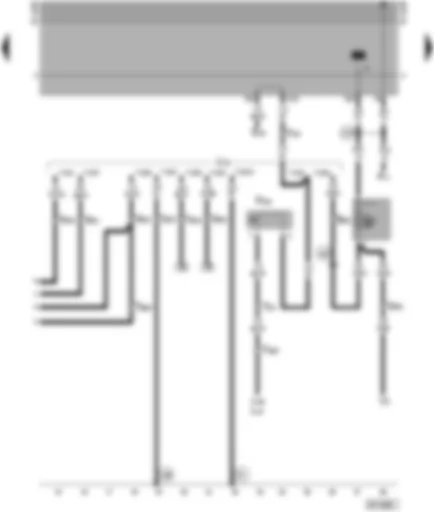 Wiring Diagram  SEAT ALHAMBRA 1997 - Trailer towing socket - rear fog light cut-off