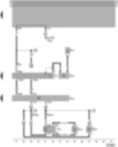 Wiring Diagram  SEAT ALHAMBRA 1998 - Radio - amplifier - rear right loudspeaker - electronically amplified window aerial