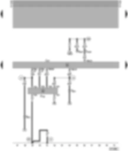 Wiring Diagram  SEAT ALHAMBRA 1997 - Automatic gearbox control unit - multi-function switch