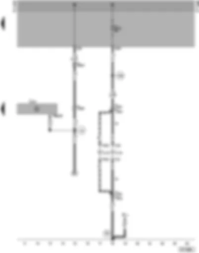 Wiring Diagram  SEAT ALHAMBRA 1997 - Automatic gearbox control unit - selector lever illumination