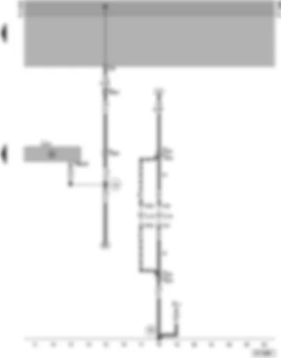 Wiring Diagram  SEAT ALHAMBRA 1998 - Automatic gearbox control unit - selector lever illumination