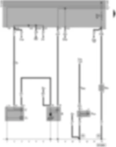 Wiring Diagram  SEAT ALHAMBRA 1997 - Starter - alternator - heater element (crankcase breather)