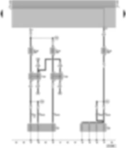 Wiring Diagram  SEAT ALHAMBRA 1997 - Coolant heater element - glow plugs