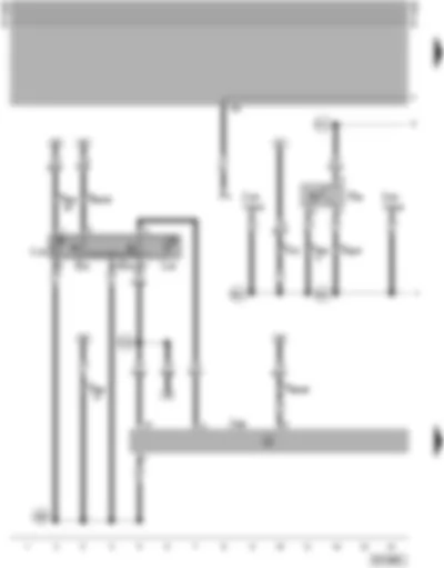 Wiring Diagram  SEAT ALHAMBRA 1997 - Electric window switch in driver