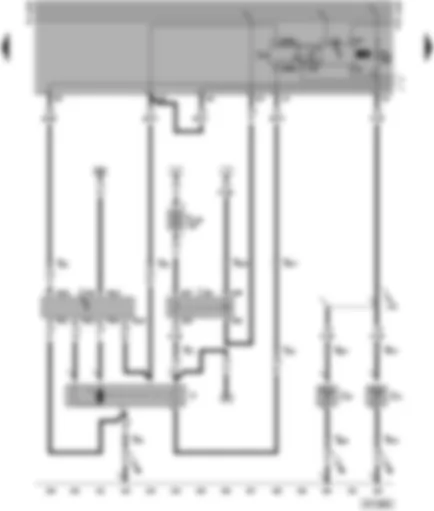 Wiring Diagram  SEAT ALHAMBRA 1996 - Windscreen wash/wipe system