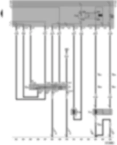 Wiring Diagram  SEAT ALHAMBRA 1998 - Rear window wipe/wash system