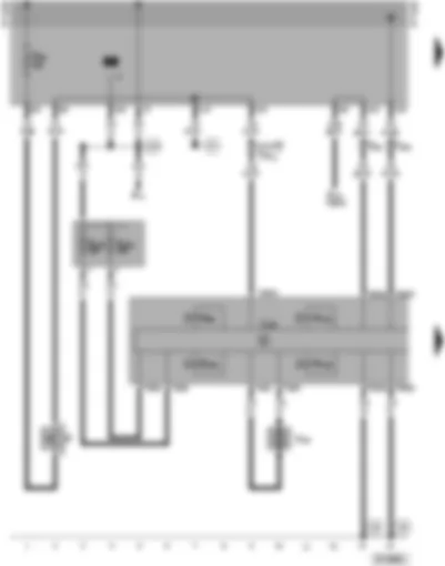Wiring Diagram  SEAT ALHAMBRA 1998 - ABS with EDL control unit - ABS hydraulic pump - ABS valve - ABS warning lamp