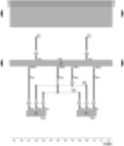 Wiring Diagram  SEAT ALHAMBRA 1997 - Central locking system and anti-theft warning system control unit - remote control infrared sensors