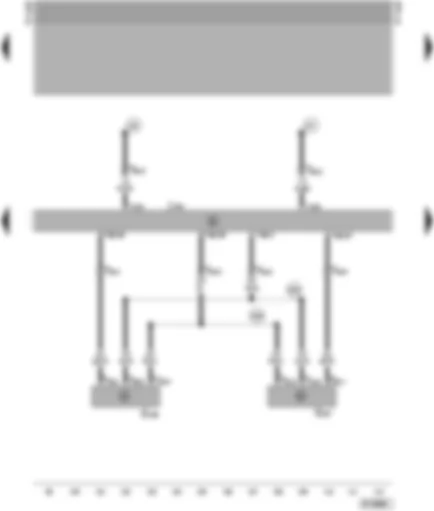 Wiring Diagram  SEAT ALHAMBRA 1998 - Central locking system and anti-theft warning system control unit - remote control infrared sensors