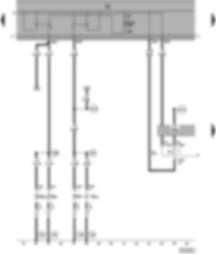 Wiring Diagram  SEAT ALHAMBRA 1998 - Front turn signals - headlight dipper/flasher switch - parking light switch