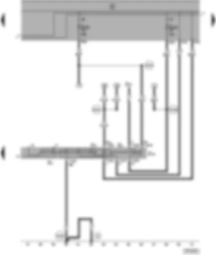 Wiring Diagram  SEAT ALHAMBRA 1998 - Turn signal switch - parking light switch