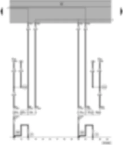 Wiring Diagram  SEAT ALHAMBRA 1999 - Turn signal bulb rear - brake light - tail lights