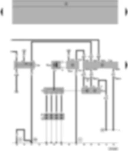 Wiring Diagram  SEAT ALHAMBRA 1998 - Simos control unit - ignition system - hall sender