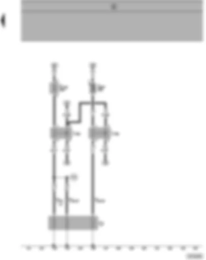 Wiring Diagram  SEAT ALHAMBRA 1999 - Coolant heater element