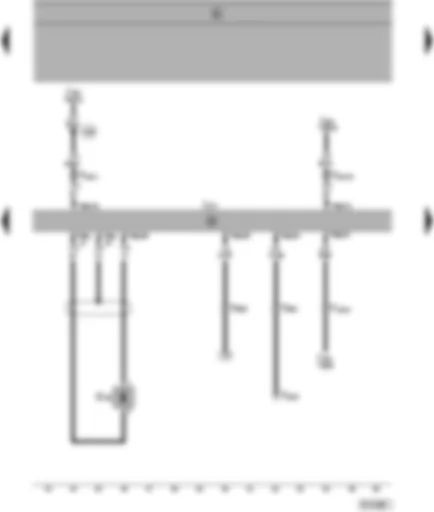 Wiring Diagram  SEAT ALHAMBRA 1998 - Automatic gearbox control unit - gearbox speed sender