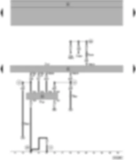 Wiring Diagram  SEAT ALHAMBRA 2000 - Automatic gearbox control unit - multi-function switch