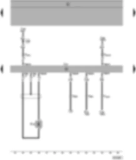 Wiring Diagram  SEAT ALHAMBRA 1998 - Automatic gearbox control unit - gearbox speed sender