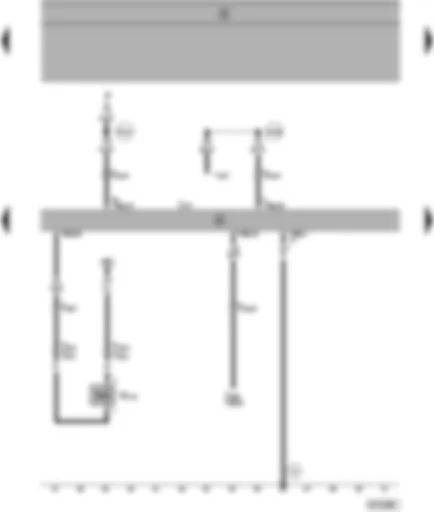 Wiring Diagram  SEAT ALHAMBRA 1999 - Automatic gearbox control unit - selector lever lock solenoid