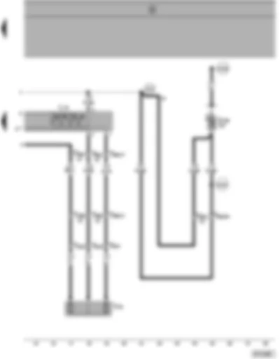 Wiring Diagram  SEAT ALHAMBRA 2000 - Exterior mirror adjustment and heating