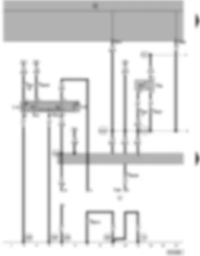 Wiring Diagram  SEAT ALHAMBRA 1998 - Window lifter switch in driver