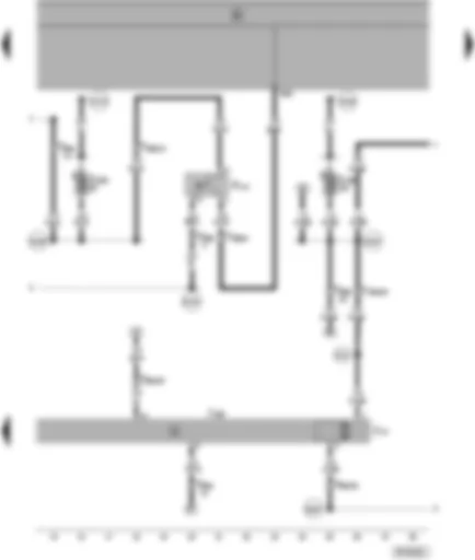 Wiring Diagram  SEAT ALHAMBRA 1999 - Control unit with window lifter motor front left