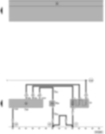 Wiring Diagram  SEAT ALHAMBRA 1998 - Radiator fan control unit - magnetic coupling - radiator fan
