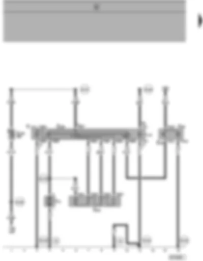 Wiring Diagram  SEAT ALHAMBRA 1998 - Fresh air blower - fresh air and recirculating air switch - air conditioner switch
