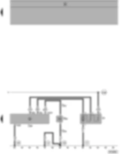 Wiring Diagram  SEAT ALHAMBRA 1999 - Radiator fan control unit - magnetic coupling - radiator fan