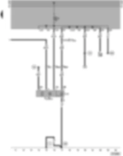 Wiring Diagram  SEAT ALHAMBRA 1997 - Pre-selection clock