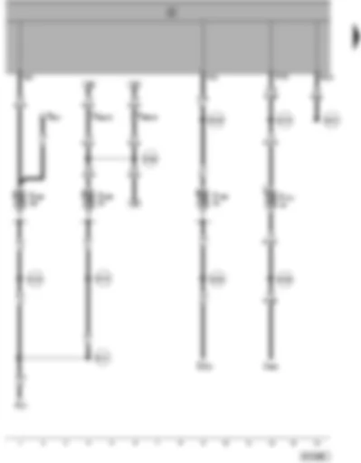 Wiring Diagram  SEAT ALHAMBRA 1998 - Central locking fuses