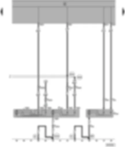 Wiring Diagram  SEAT ALHAMBRA 2000 - Central locking actuator - rear right - fuel tank filler flap central locking actuator