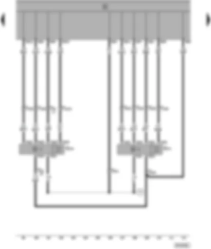 Wiring Diagram  SEAT ALHAMBRA 1999 - Interior monitor ultra-sonic sensor